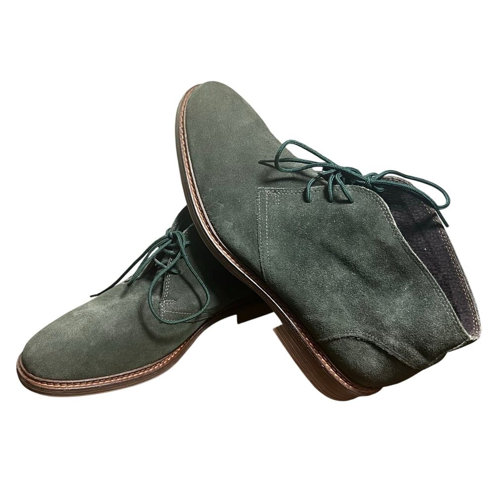 Alfani Lane Chukka Boots Dark Green Suede Men's  11M Classic Touch of Boho